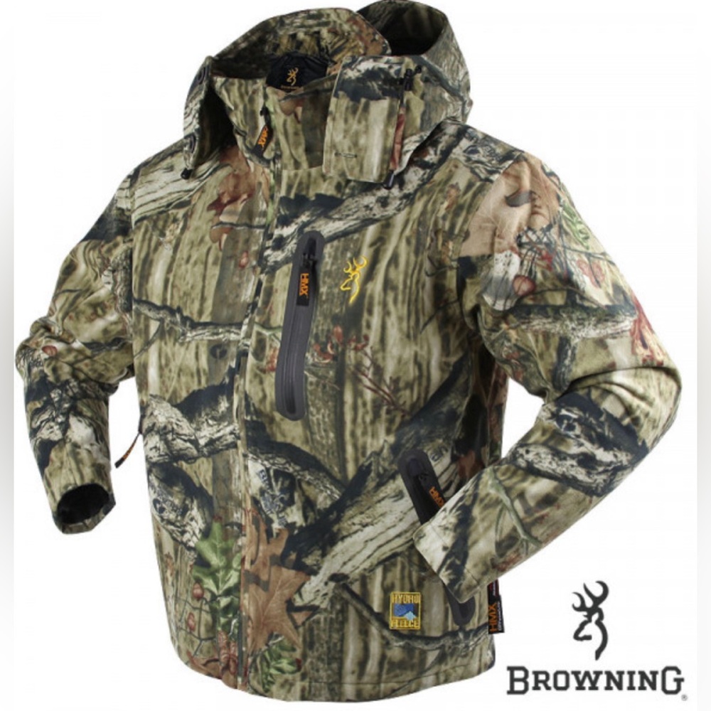 Browning Hydro-Fleece HMX Odorsmart Hunting Camouflage Jacket